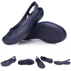 Women Clogs Modern Sandals Home Non-slip Summer Shoes Flat Slippers Plastic Waterproof Garden Shoes Classic Clog Casual Slip On Water Shoe Sandal Indoor Outdoor Slipper Stevvex