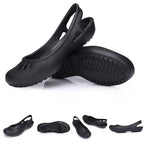 Women Clogs Modern Sandals Home Non-slip Summer Shoes Flat Slippers Plastic Waterproof Garden Shoes Classic Clog Casual Slip On Water Shoe Sandal Indoor Outdoor Slipper Stevvex
