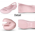 Women Clogs Modern Sandals Home Non-slip Summer Shoes Flat Slippers Plastic Waterproof Garden Shoes Classic Clog Casual Slip On Water Shoe Sandal Indoor Outdoor Slipper Stevvex