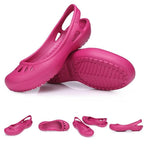 Women Clogs Modern Sandals Home Non-slip Summer Shoes Flat Slippers Plastic Waterproof Garden Shoes Classic Clog Casual Slip On Water Shoe Sandal Indoor Outdoor Slipper Stevvex