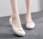 Women Clogs Modern Sandals Home Non-slip Summer Shoes Flat Slippers Plastic Waterproof Garden Shoes Classic Clog Casual Slip On Water Shoe Sandal Indoor Outdoor Slipper Stevvex