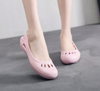 Women Clogs Modern Sandals Home Non-slip Summer Shoes Flat Slippers Plastic Waterproof Garden Shoes Classic Clog Casual Slip On Water Shoe Sandal Indoor Outdoor Slipper Stevvex