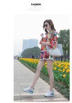 Women Comfortable Casual Shoes Summer Slip On Mixed Colors Increasing Height Sneakers Fashion High Top Hidden Heel Shoes Casual Platform Ankle Boots