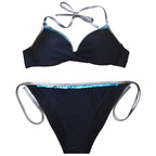 Women Cute Large Swimsuits Push Up Bikini Women Triangle Push Up Bikini Set Molded Bra Swimsuit  Women's Plus Size Swimwear Beach Wear  Bikinis Female Bathing Suit Swimming Suits Stevvex