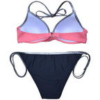 Women Cute Large Swimsuits Push Up Bikini Women Triangle Push Up Bikini Set Molded Bra Swimsuit  Women's Plus Size Swimwear Beach Wear  Bikinis Female Bathing Suit Swimming Suits Stevvex