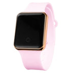 Women Digital Watch Luxury LED Mens Sport Wristwatch Electronic Watches Silicone Bracelet Classic Square Face Unisex Women's Men's Digital Multifunction Outdoor Casual Watch Stevvex