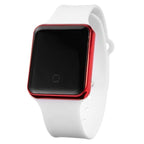 Women Digital Watch Luxury LED Mens Sport Wristwatch Electronic Watches Silicone Bracelet Classic Square Face Unisex Women's Men's Digital Multifunction Outdoor Casual Watch Stevvex
