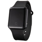 Women Digital Watch Luxury LED Mens Sport Wristwatch Electronic Watches Silicone Bracelet Classic Square Face Unisex Women's Men's Digital Multifunction Outdoor Casual Watch Stevvex