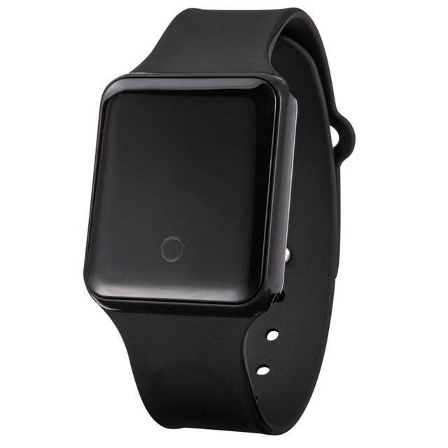 Women Digital Watch Luxury LED Mens Sport Wristwatch Electronic Watches Silicone Bracelet Classic Square Face Unisex Women's Men's Digital Multifunction Outdoor Casual Watch Stevvex