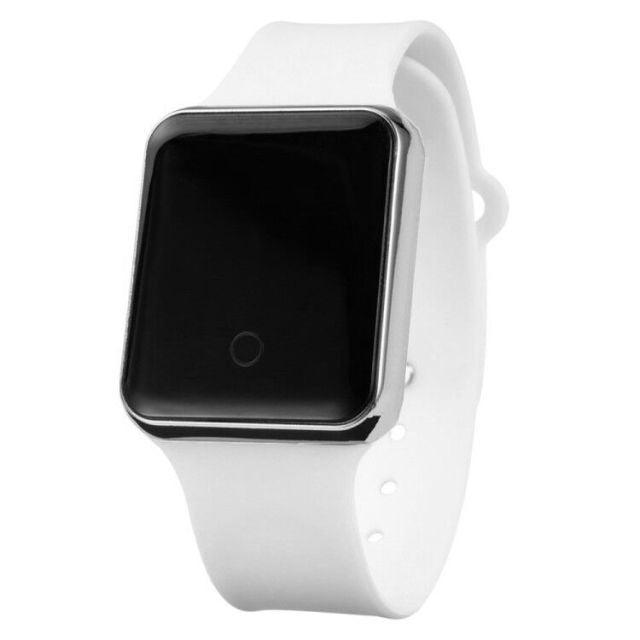 Women Digital Watch Luxury LED Mens Sport Wristwatch Electronic Watches Silicone Bracelet Classic Square Face Unisex Women's Men's Digital Multifunction Outdoor Casual Watch Stevvex