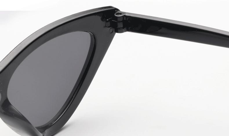 Women Elegant Black Summer Sunglasses Stylish New Popular Cat Eye Design Sunglasses For Woman New Small Eyewear Shades For Women Retro Summer Design Glasses Stevvex