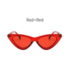 Women Elegant Black Summer Sunglasses Stylish New Popular Cat Eye Design Sunglasses For Woman New Small Eyewear Shades For Women Retro Summer Design Glasses Stevvex