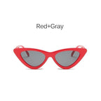 Women Elegant Black Summer Sunglasses Stylish New Popular Cat Eye Design Sunglasses For Woman New Small Eyewear Shades For Women Retro Summer Design Glasses Stevvex