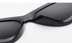 Women Elegant Black Summer Sunglasses Stylish New Popular Cat Eye Design Sunglasses For Woman New Small Eyewear Shades For Women Retro Summer Design Glasses Stevvex