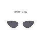 Women Elegant Black Summer Sunglasses Stylish New Popular Cat Eye Design Sunglasses For Woman New Small Eyewear Shades For Women Retro Summer Design Glasses Stevvex