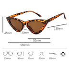 Women Elegant Black Summer Sunglasses Stylish New Popular Cat Eye Design Sunglasses For Woman New Small Eyewear Shades For Women Retro Summer Design Glasses Stevvex
