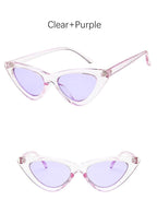 Women Elegant Black Summer Sunglasses Stylish New Popular Cat Eye Design Sunglasses For Woman New Small Eyewear Shades For Women Retro Summer Design Glasses Stevvex