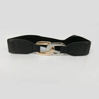 Women Elegant Elastic Stretch Wide Dress Belt  Big Chain Waistbands For Women Luxury Party Belts For Dresses Stevvex