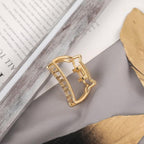 Women Fashion Hair Claw Korean Minimalist Style Geometric Metal Catch Clip Chic Barrettes Headwear High Quality Gorgeous Hair Accessories For Women Stevvex