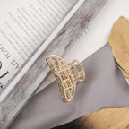 Women Fashion Hair Claw Korean Minimalist Style Geometric Metal Catch Clip Chic Barrettes Headwear High Quality Gorgeous Hair Accessories For Women Stevvex
