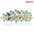 Women Fashion Rhinestone Horsetail Hairpin Spring Clip Ladies Luxury Jewelry Crystal Side Clip Gorgeous Ponytail Holder Hair Accessories For Women Stevvex