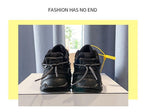 Women Fashion Sneakers Casual Leather Sports Shoes Sneakers Comfortable Walking Footwear Fashion New Lightweight Casual Thick Sneakers Stevvex