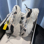 Women Fashion Sneakers Casual Leather Sports Shoes Sneakers Comfortable Walking Footwear Fashion New Lightweight Casual Thick Sneakers Stevvex
