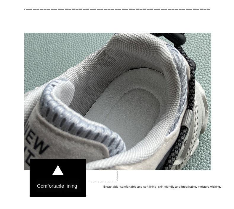 Women Fashion Sneakers Casual Leather Sports Shoes Sneakers Comfortable Walking Footwear Fashion New Lightweight Casual Thick Sneakers Stevvex