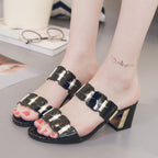 Women Fashion Spring Summer High Heel Sandals Comfortable Sandals Open Toe Tie Up Ankle Wrap Flat Sandals For Women Cute Slip On Dressy Casual Summer Sandals Stevvex