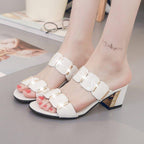 Women Fashion Spring Summer High Heel Sandals Comfortable Sandals Open Toe Tie Up Ankle Wrap Flat Sandals For Women Cute Slip On Dressy Casual Summer Sandals Stevvex