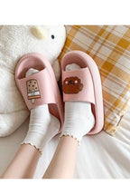 Women Flip Flops Indoor Soft Non Slip Slippers Summer Fashion New Flat Beach Casual Cats Dogs Shoes Open Toe Soft Slippers Soft Shower Bath Pool Gym House Slipper Stevvex