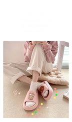 Women Flip Flops Indoor Soft Non Slip Slippers Summer Fashion New Flat Beach Casual Cats Dogs Shoes Open Toe Soft Slippers Soft Shower Bath Pool Gym House Slipper Stevvex