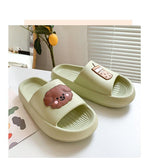 Women Flip Flops Indoor Soft Non Slip Slippers Summer Fashion New Flat Beach Casual Cats Dogs Shoes Open Toe Soft Slippers Soft Shower Bath Pool Gym House Slipper Stevvex