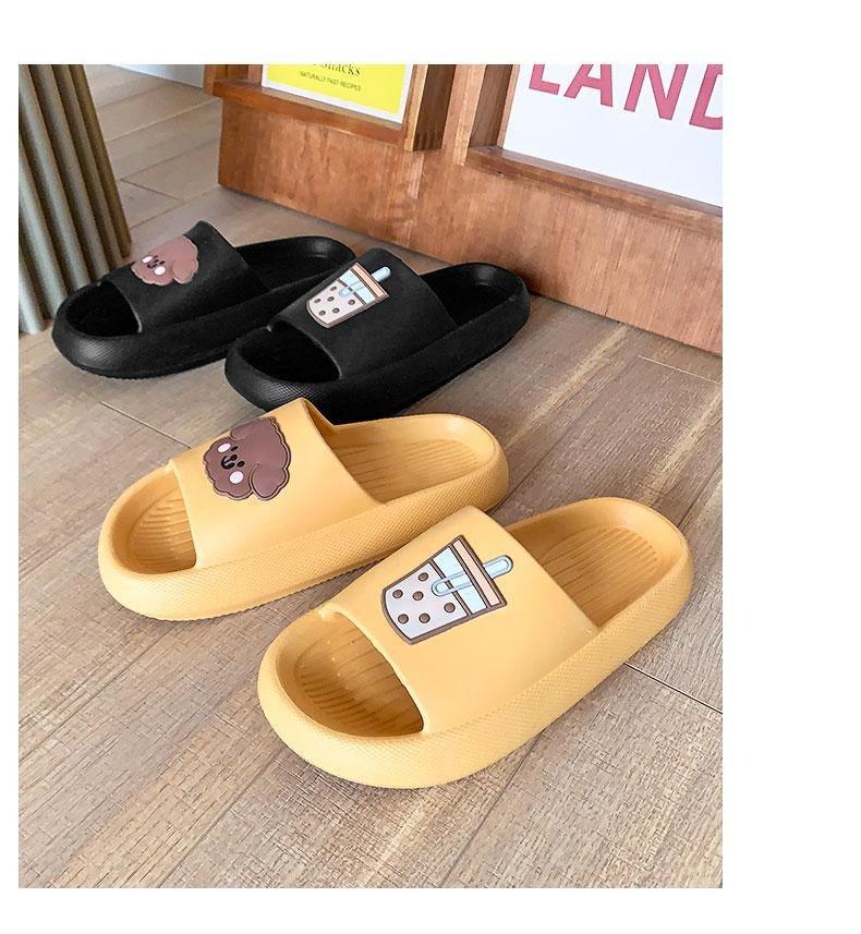 Women Flip Flops Indoor Soft Non Slip Slippers Summer Fashion New Flat Beach Casual Cats Dogs Shoes Open Toe Soft Slippers Soft Shower Bath Pool Gym House Slipper Stevvex
