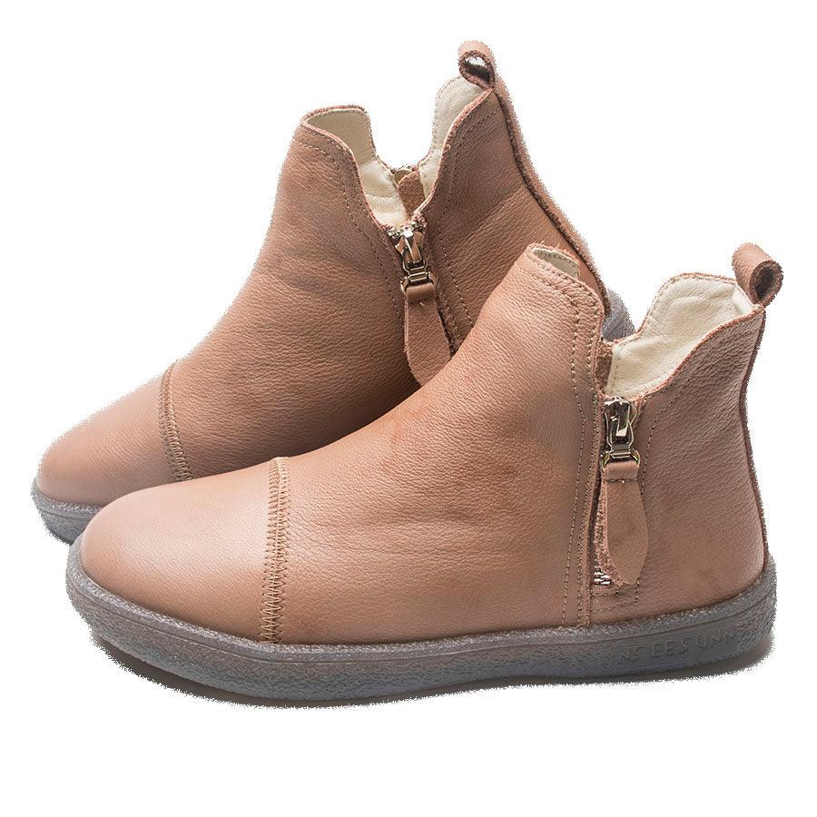 Women Genuine Leather Ankle Boots Warm Fur Waterproof Slip On Super Comfortable Booties Autumn Winter Shoes Keep Warm Anti-Slip Soft Sole Warm Fur Lined Winter Ankle Booties Stevvex