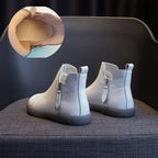 Women Genuine Leather Ankle Boots Warm Fur Waterproof Slip On Super Comfortable Booties Autumn Winter Shoes Keep Warm Anti-Slip Soft Sole Warm Fur Lined Winter Ankle Booties Stevvex
