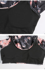Women High Waist Bikini Plus Size Swimwear Summer Swimsuit Beach Bathing Suit Ruffle Bikini  Floral Printed Ruffle High Waist Bikini Set Women's Tummy Control Bathing Suit Swimsuit Flounce Peplum Stevvex