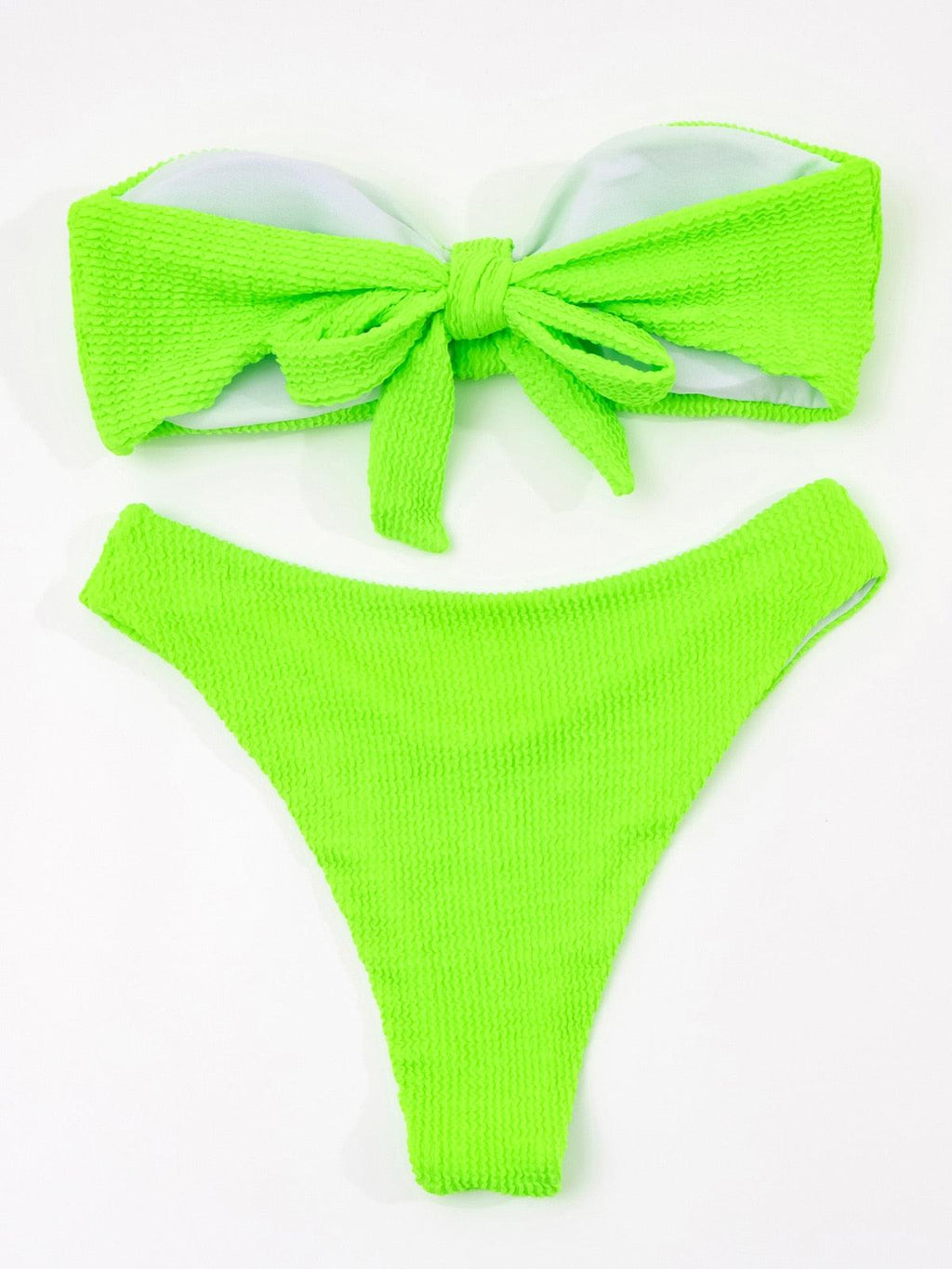 Women High Waist Bikini Swimsuit Swimwear Female Women Metal Ring Cross Bandage Bikini Set Swimsuit Two Piece Cutout Tie Back Bathing Suit Thong Bikini Set Bathing Suit Bather Stevvex