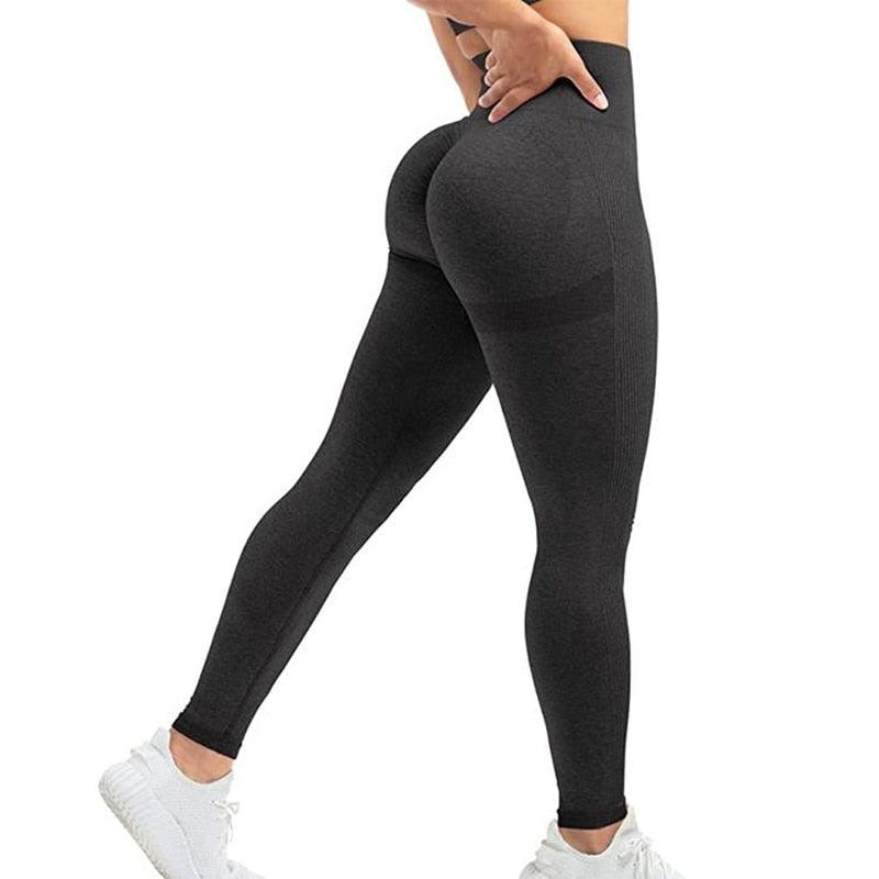 Women High Waist Leggings Female Gym Workout Legging Seamless Leggings Women Push Up Sport Girls Tight Bottom Lift Leggings Yoga Pants Fitness Fashion Push Up Seamless Leggings Breathable Workout Pants Stevvex