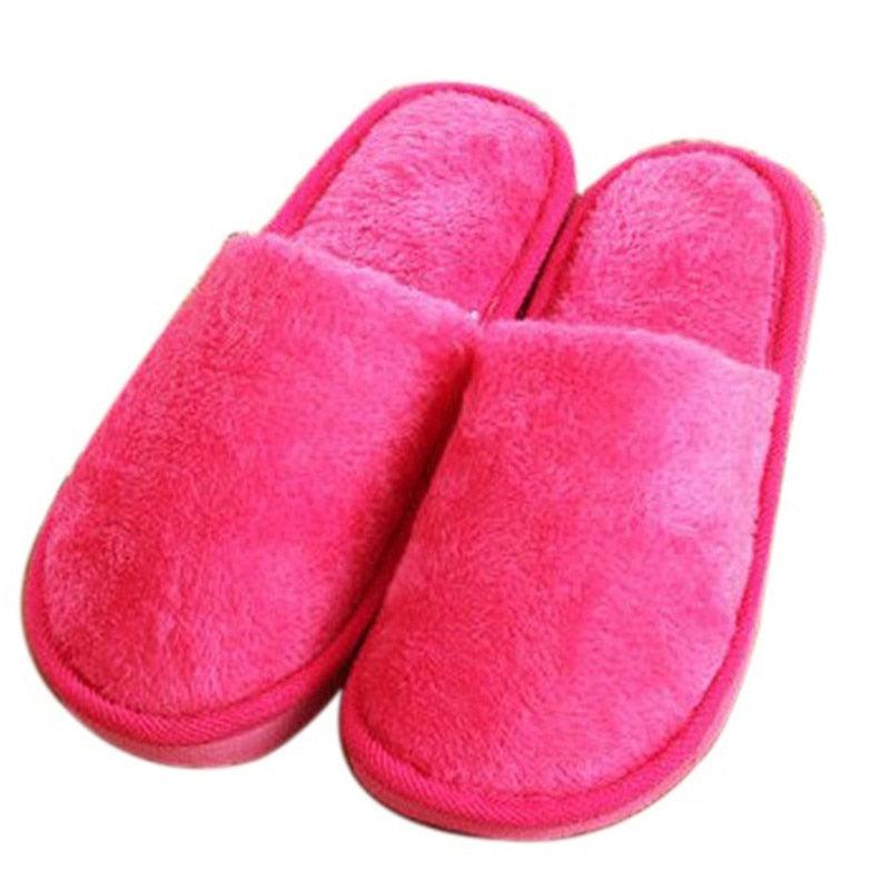 Women Home Slippers Autumn Winter Warm Furry Plush Shoes Indoor Bedroom Light EVA Couple Cotton Slipper House Memory Foam Slippers Furry Faux Fur Lined Bedroom Shoes Stevvex