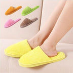 Women Indoor House Plush Soft Cute Cotton Slippers Shoes Non-slip Floor Home Slippers Slides For Bedroom Memory Foam Slippers Scuff Outdoor Indoor Warm Plush Bedroom Shoes With Fur Lining Stevvex