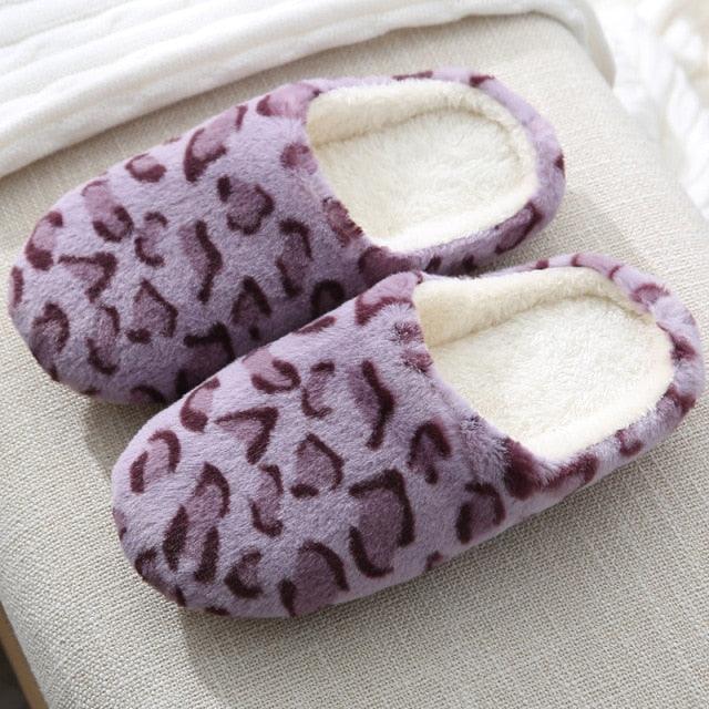 Women Indoor Slippers Warm Plush Home Slipper Autumn Winter Woman House Flat Floor Soft Slipper Silent Slides Plush Fleece Insole Fluffy Slippers For Indoor Home Bedroom Stevvex