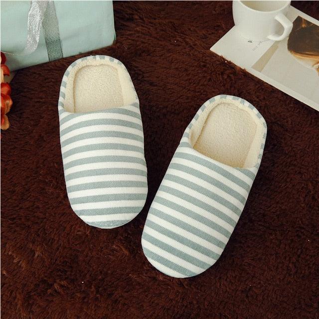 Women Indoor Slippers Warm Plush Home Slipper Autumn Winter Woman House Flat Floor Soft Slipper Silent Slides Plush Fleece Insole Fluffy Slippers For Indoor Home Bedroom Stevvex