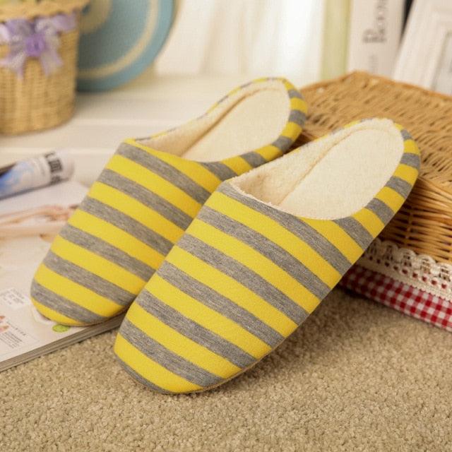 Women Indoor Slippers Warm Plush Home Slipper Autumn Winter Woman House Flat Floor Soft Slipper Silent Slides Plush Fleece Insole Fluffy Slippers For Indoor Home Bedroom Stevvex