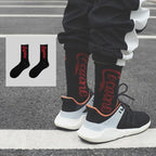 Women Korea Funny Socks Long Socks Black Cool Socks Harajuku GD Hip Hop Cotton Skateboard Socks Men New Trend Daisy Socks Men Stevvex