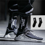 Women Korea Funny Socks Long Socks Black Cool Socks Harajuku GD Hip Hop Cotton Skateboard Socks Men New Trend Daisy Socks Men Stevvex