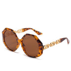 Women Large Hexagon Inspired Sunglasses Fashionable Big Frame & Polygonal Ladies Sunglasses Classic Retro Shape Street Shooting Sunglasses For Men And Women Sunglasses Stevvex