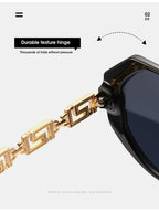 Women Large Hexagon Inspired Sunglasses Fashionable Big Frame & Polygonal Ladies Sunglasses Classic Retro Shape Street Shooting Sunglasses For Men And Women Sunglasses Stevvex