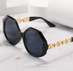 Women Large Hexagon Inspired Sunglasses Fashionable Big Frame & Polygonal Ladies Sunglasses Classic Retro Shape Street Shooting Sunglasses For Men And Women Sunglasses Stevvex