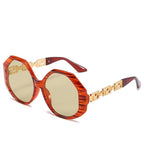 Women Large Hexagon Inspired Sunglasses Fashionable Big Frame & Polygonal Ladies Sunglasses Classic Retro Shape Street Shooting Sunglasses For Men And Women Sunglasses Stevvex